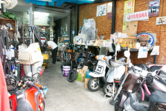 Straßenszene Okayama Japan 2024