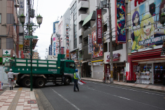 Straßenszene Osaka Japan 2024