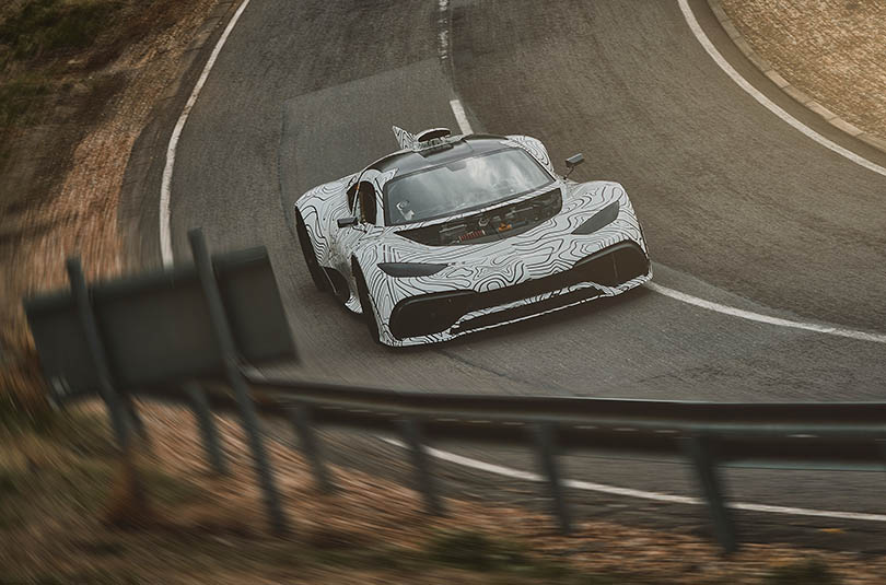 Mercedes-AMG Project ONE: Prototyp auf ErprobungMercedes-AMG Project ONE: Prototype Testing