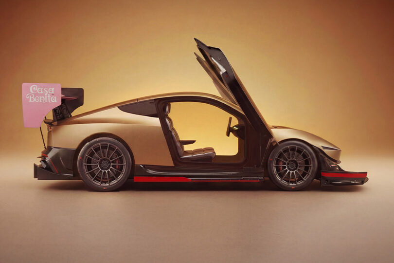 Tesla Cybercab Goldmember Unplugged Performance Autonomous Race Car