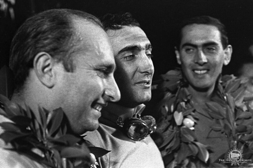 Fangio Castellotti Musso 56 Sebring, Bernhard Cahier/Archiv Cahier